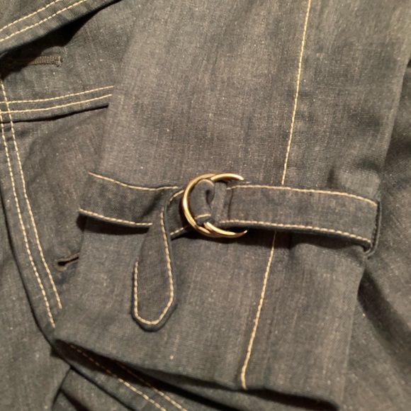 Denim Trench Coat - Picture 12 of 13